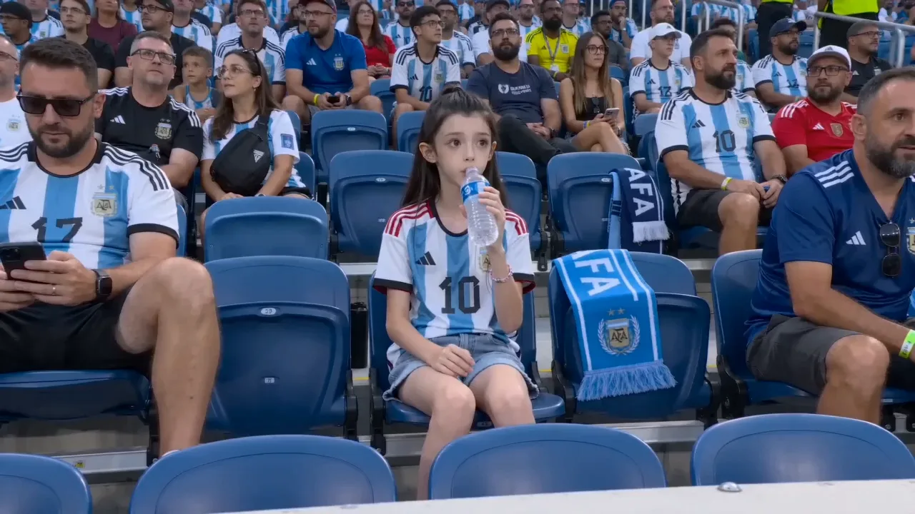 Taking the daughter to the World Cup